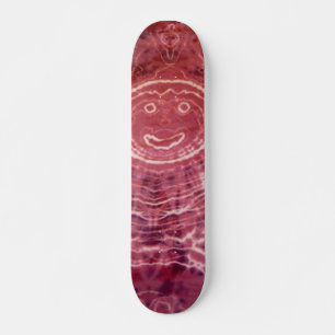 Tie Dye Skateboard - Paarse Smiley