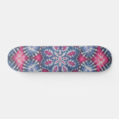 Tie Dye Skateboard - Rood & Blauw (Horizontaal)