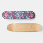Tie Dye Skateboard - Rood & Blauw (Horizontaal)