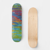 Tie Dye Skateboard - Tijgerstreep (Voorkant)