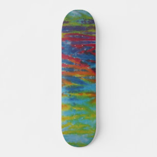Tie Dye Skateboard - Tijgerstreep