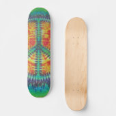 Tie Dye Skateboard - Vredesbord (Voorkant)