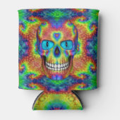 Tie Dye Skull Dead Zombie Undode Koelbox Blikjeskoeler (Voorkant)