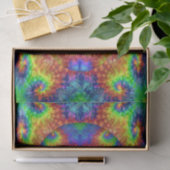 Tie Dye Skull Dead Zombie Undode Weefpapier Tissuepapier (Geschenk)