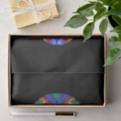 Tie Dye Skull Dead Zombie Undode Weefpapier Tissuepapier (Geschenk)