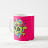 Tie Dye Skull Koffiemok (Voorkant links)