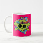 Tie Dye Skull Koffiemok (Links)