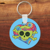Tie Dye Skull Sleutelhanger (Voorkant)