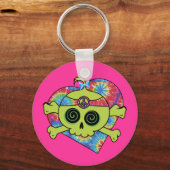 Tie Dye Skull Sleutelhanger (Voorkant)
