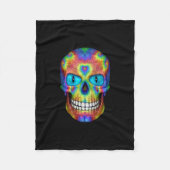 Tie Dye Sky Custom Fleece Blanket (Voorkant)