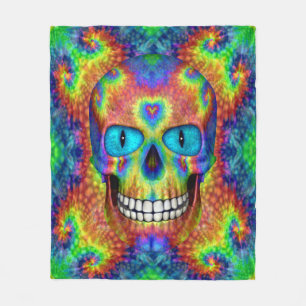 Tie Dye Sky Custom Fleece Blanket 3 maten Deken