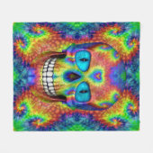 Tie Dye Sky Custom Fleece Blanket 3 maten Deken (Voorkant (Horizontaal))
