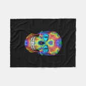 Tie Dye Sky Custom Fleece Blanket Deken (Voorkant (Horizontaal))