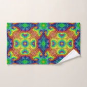 Tie Dye Sky Fractal Kaleidoscope Bad Handdoek (Handdoek)