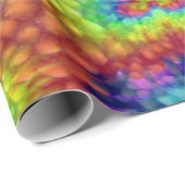 Tie Dye Sky  Fractal Kaleidoscope Cadeaupapier (Rol Hoek)