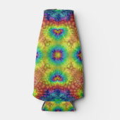 Tie Dye Sky  Fractal Kaleidoscope Flesjeskoeler (Voorkant)