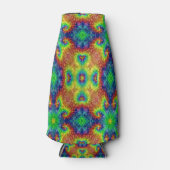 Tie Dye Sky  Fractal Kaleidoscope Flesjeskoeler (Voorkant)