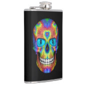 Tie Dye Sky  Fractal Kaleidoscope Heupfles (Rechts)