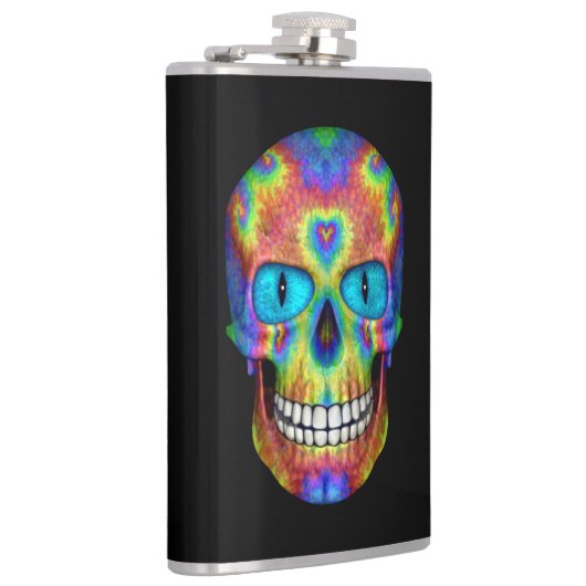 Tie Dye Sky  Fractal Kaleidoscope Heupfles (Rechts)