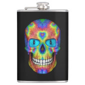 Tie Dye Sky  Fractal Kaleidoscope Heupfles (Voorkant)