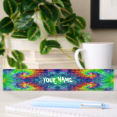 Tie Dye Sky  Fractal Kaleidoscope Naambordje