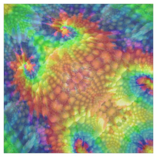 Tie Dye Sky Fractal Kaleidoscope Stof (Swatch)