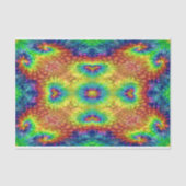 Tie Dye Sky  Fractal Kaleidoscope Tissuepapier (Voorkant)