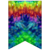 Tie Dye Sky  Fractal Kaleidoscope Vlaggetjes (Tweede vlag)