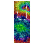 Tie Dye Sky  Fractal Kaleidoscope Wijn Cadeautas (Voorkant)