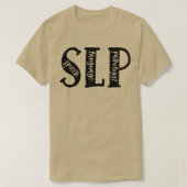 Tie Dye SLP Speech Language Patholoog Speech T-shirt (Design voorkant)