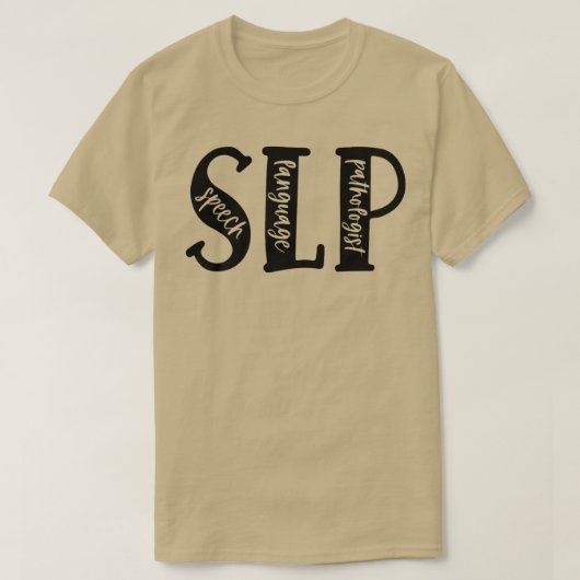 Tie Dye SLP Speech Language Patholoog Speech T-shirt (Design voorkant)