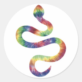 Tie Dye Snake Sticker