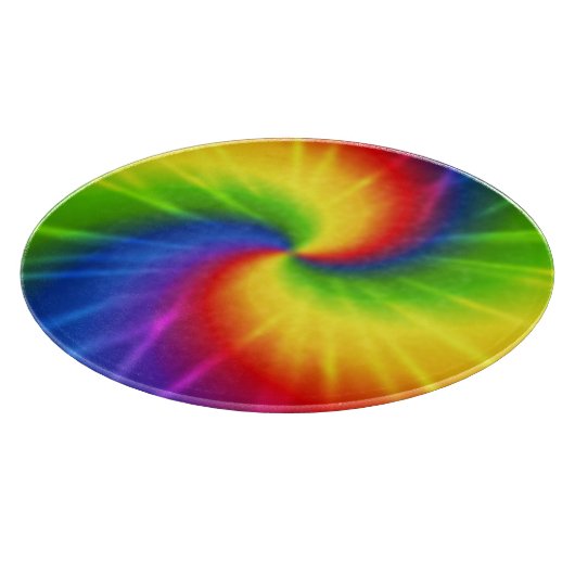 Tie dye snijplank (Hoek)