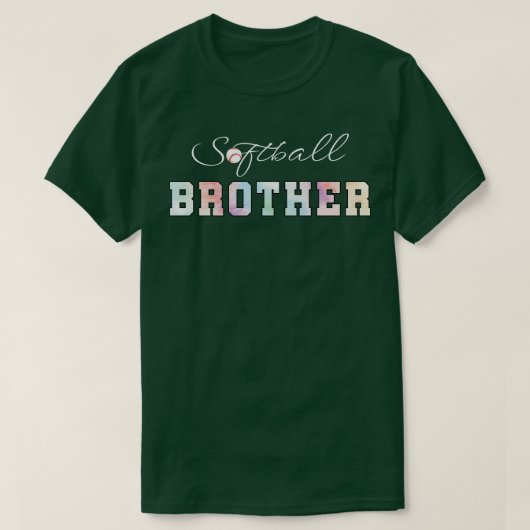 Tie Dye Softball Brother Softball Sport T-shirt (Design voorkant)