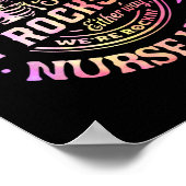 Tie dye sommige dagen ik rock het sommige dagen he poster (Hoek)