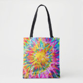 TIE DYE SPAT TOTE BAG (Voorkant)