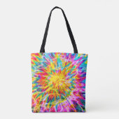 TIE DYE SPAT TOTE BAG (Achterkant)