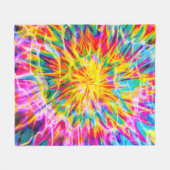 TIE DYE SPATWATER FLEECE DEKEN (Voorkant (Horizontaal))