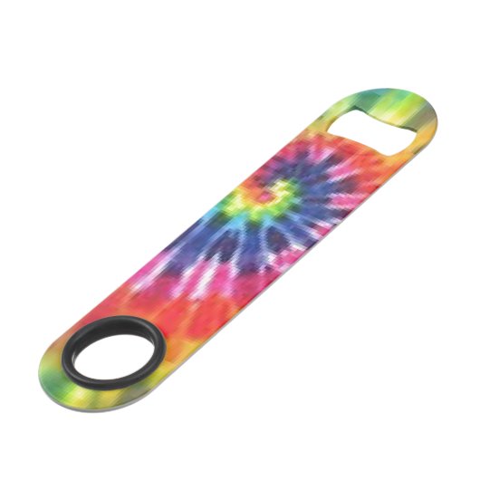 Tie dye speed flessenopener (Voorkant Gekanteld)