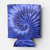 Tie-Dye spiraalwerveling - Blauw Blikjeskoeler (Achterkant)