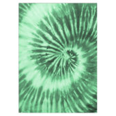 Tie-Dye spiraalwerveling - Groen Tafelkleed (Voorkant)