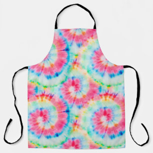 Tie Dye Spiral. Prachtige Waterverf Dirty Art. Sw Schort