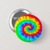 Tie Dye Spiral Ronde Button 5,7 Cm (Voorkant /achterkant)