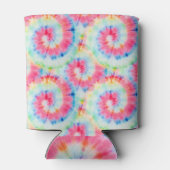 Tie Dye Spiral, waterverf kunst. Blikjeskoeler (Achterkant)