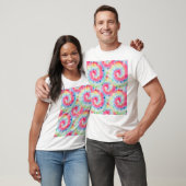 Tie Dye Spiral, waterverf kunst. T-shirt (Unisex)