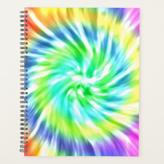 Tie Dye Spiral Weekly/Maandelijkse Planner (Voorkant)