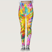 TIE DYE SPLASH  LEGGINGS (Voorkant)