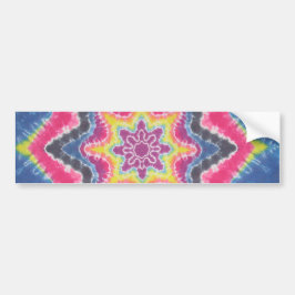 Tie Dye Star Bumpersticker