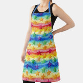 Tie Dye Stars Schort (Insitu)