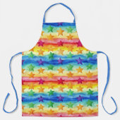 Tie Dye Stars Schort (Voorkant)